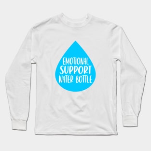 Emotional Support Water Bottle Please Do Not Pet Long Sleeve T-Shirt